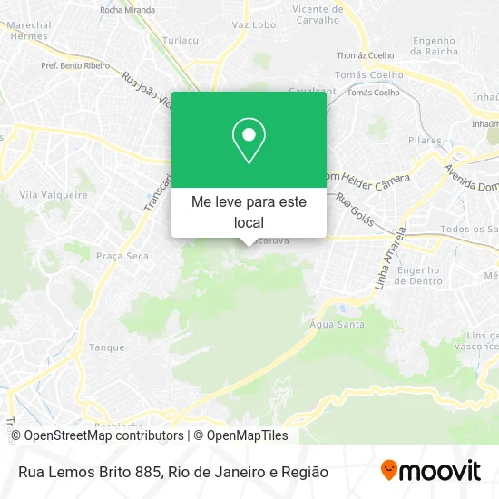 Rua Lemos Brito 885 mapa