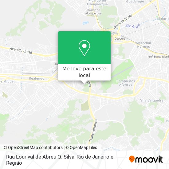 Rua Lourival de Abreu Q. Silva mapa