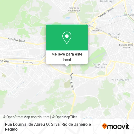Rua Lourival de Abreu Q. Silva mapa