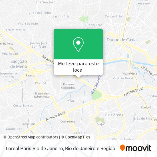 Loreal Paris Rio de Janeiro mapa