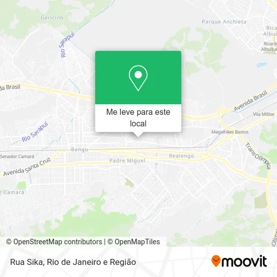 Rua Sika mapa