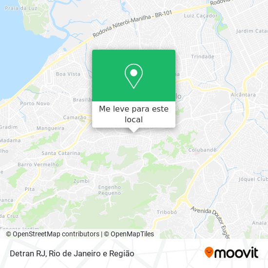 Detran RJ mapa