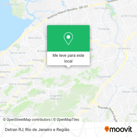Detran RJ mapa