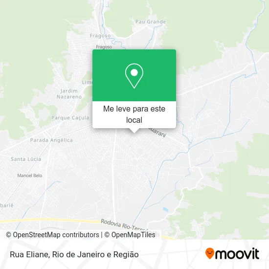 Rua Eliane mapa