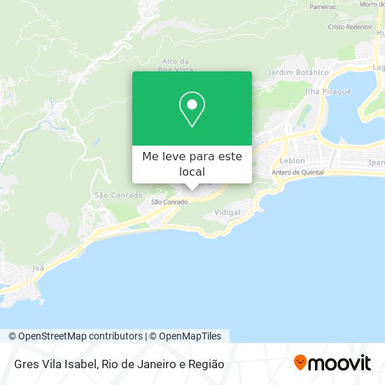 Gres Vila Isabel mapa