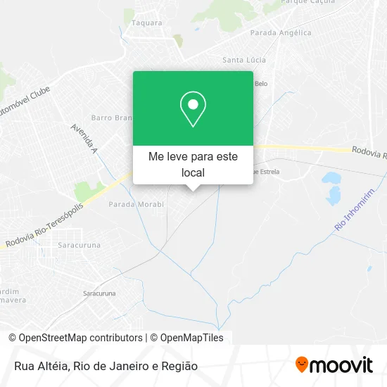 Rua Altéia mapa
