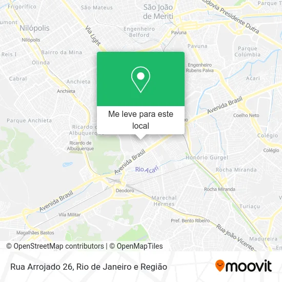 Rua Arrojado 26 mapa