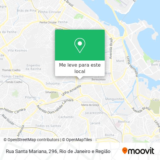 Rua Santa Mariana, 296 mapa