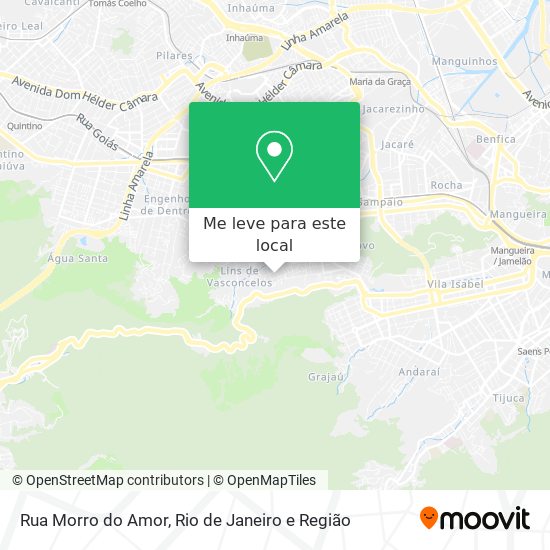 Rua Morro do Amor mapa