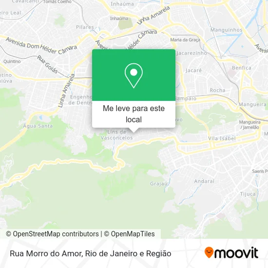 Rua Morro do Amor mapa