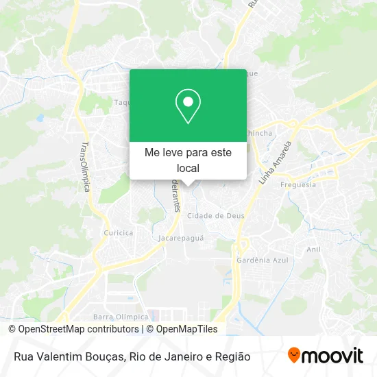 Rua Valentim Bouças mapa