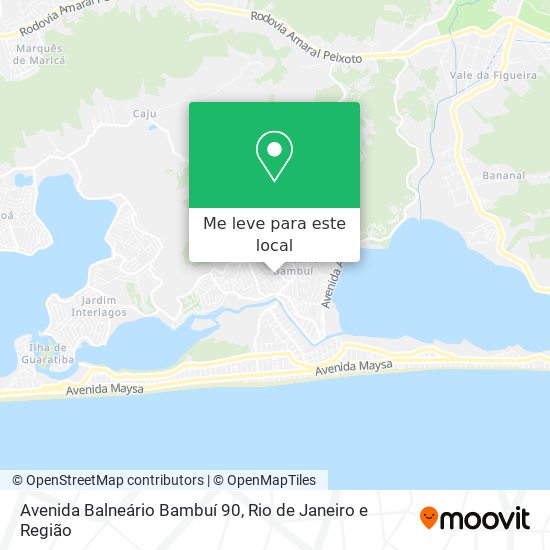 Avenida Balneário Bambuí 90 mapa