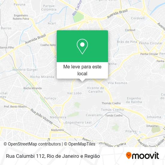 Rua Calumbi 112 mapa
