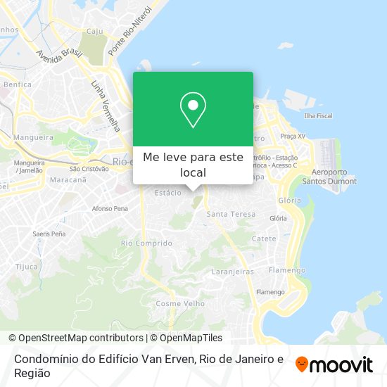 Condomínio do Edifício Van Erven mapa