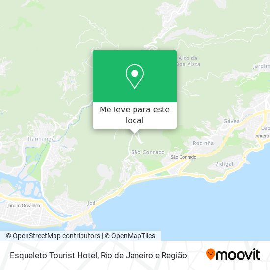 Esqueleto Tourist Hotel mapa