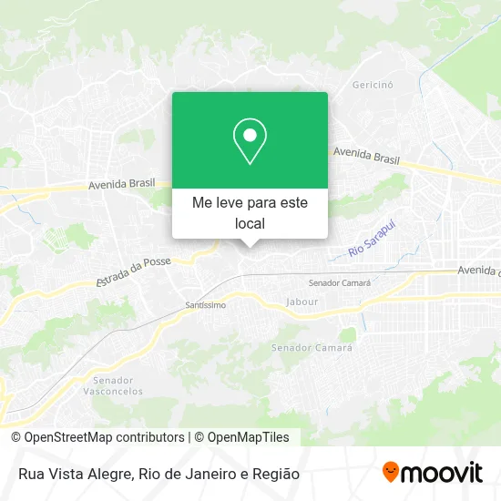 Rua Vista Alegre mapa