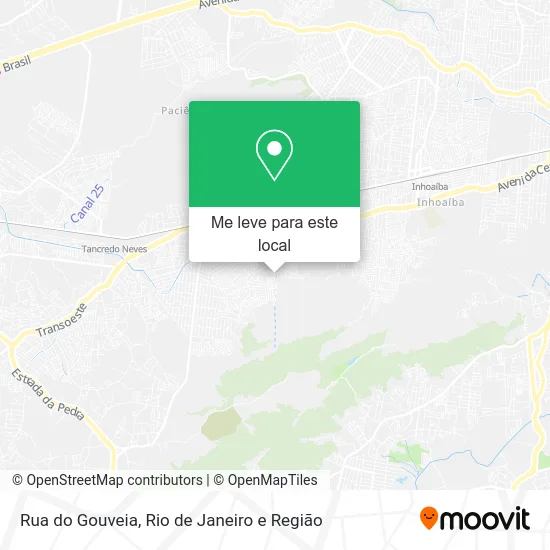 Rua do Gouveia mapa