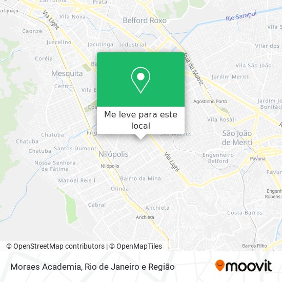 Moraes Academia mapa
