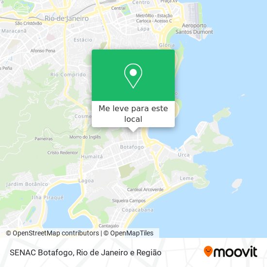 SENAC Botafogo mapa