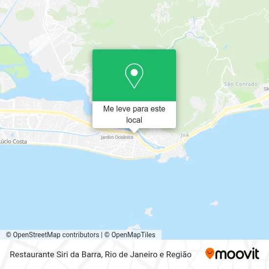 Restaurante Siri da Barra mapa