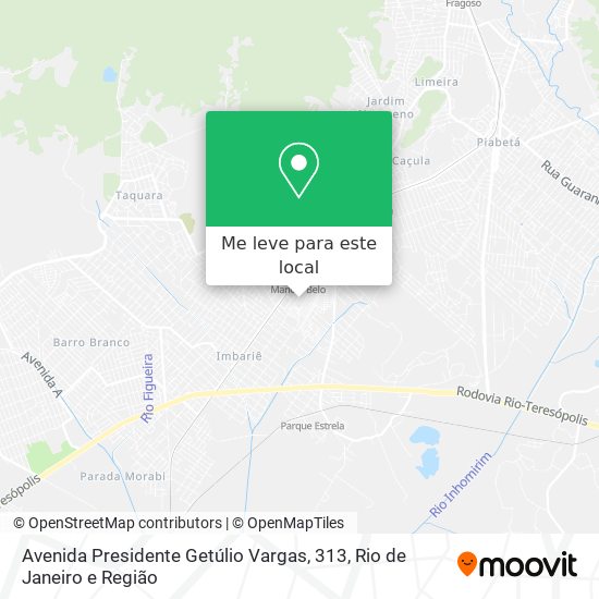 Avenida Presidente Getúlio Vargas, 313 mapa