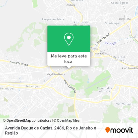 Avenida Duque de Caxias, 2486 mapa
