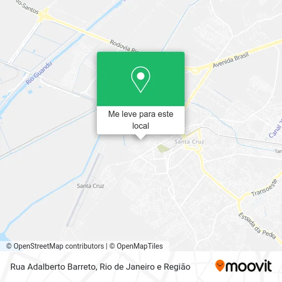Rua Adalberto Barreto mapa