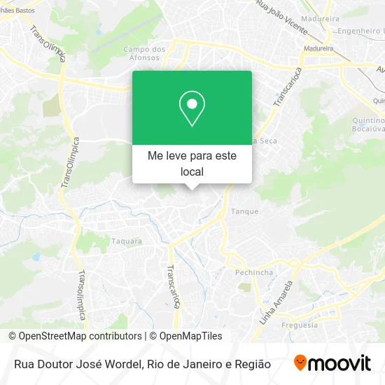 Rua Doutor José Wordel mapa