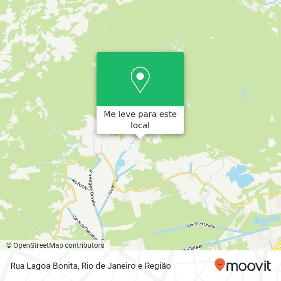 Rua Lagoa Bonita mapa