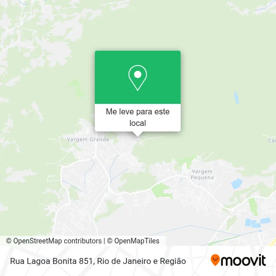 Rua Lagoa Bonita 851 mapa