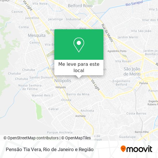 Pensão Tia Vera mapa