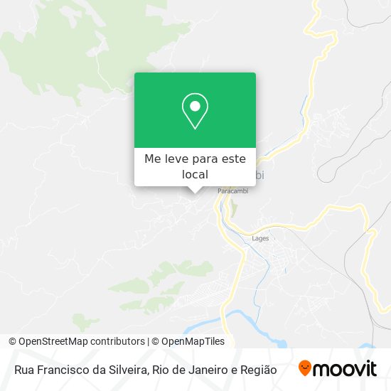 Rua Francisco da Silveira mapa