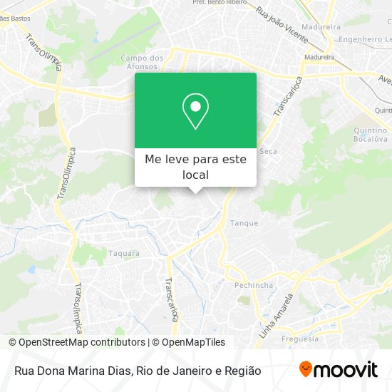 Rua Dona Marina Dias mapa