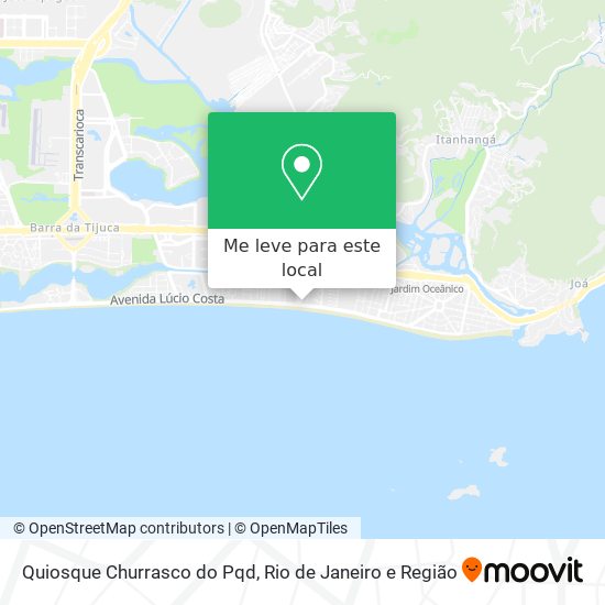 Quiosque Churrasco do Pqd mapa