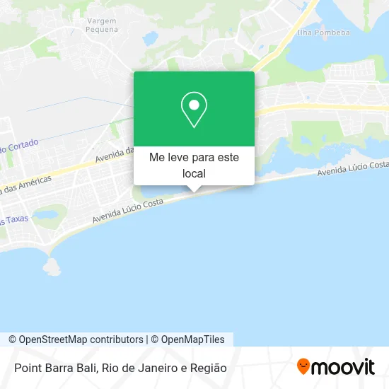 Point Barra Bali mapa