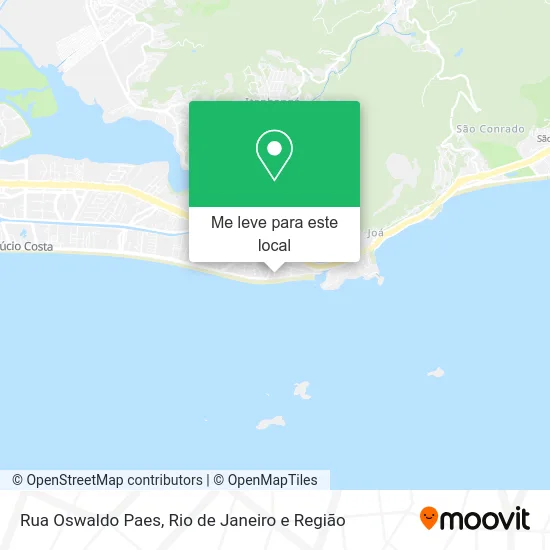 Rua Oswaldo Paes mapa