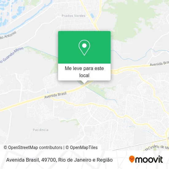 Avenida Brasil, 49700 mapa