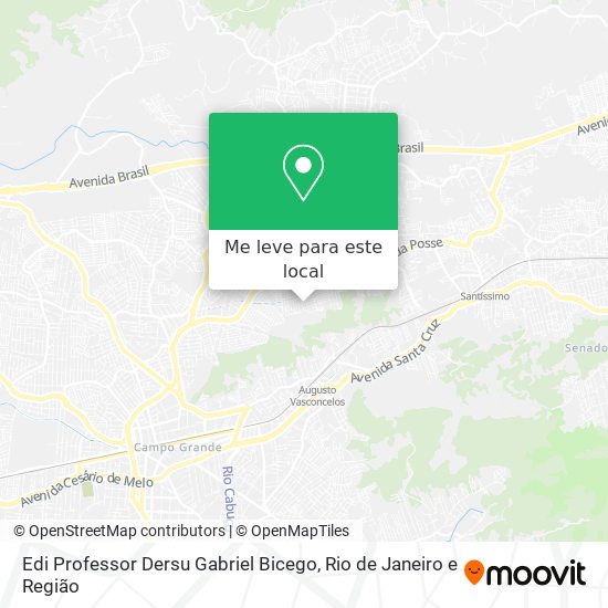 Edi Professor Dersu Gabriel Bicego mapa