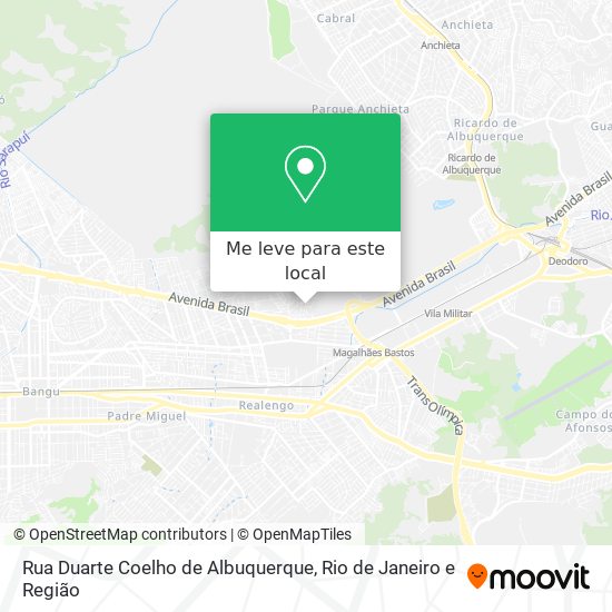 Rua Duarte Coelho de Albuquerque mapa