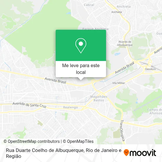 Rua Duarte Coelho de Albuquerque mapa