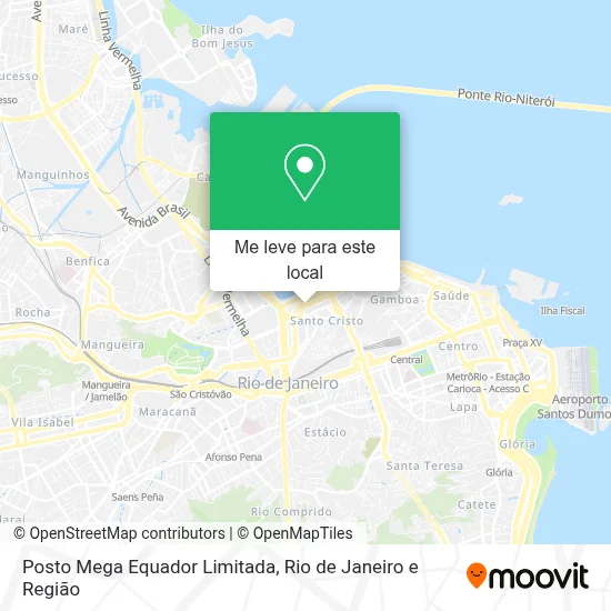 Posto Mega Equador Limitada mapa