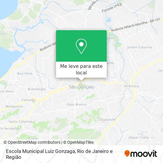 Escola Municipal Luiz Gonzaga mapa