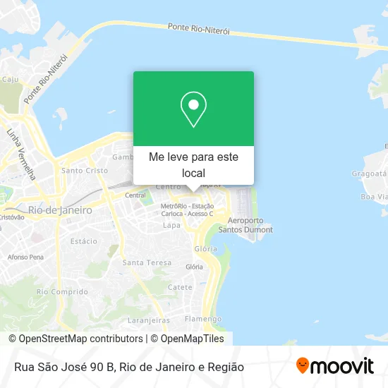 Rua São José 90 B mapa