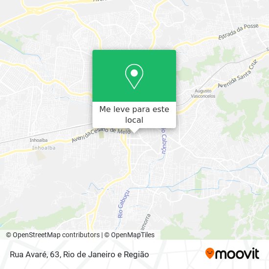 Rua Avaré, 63 mapa
