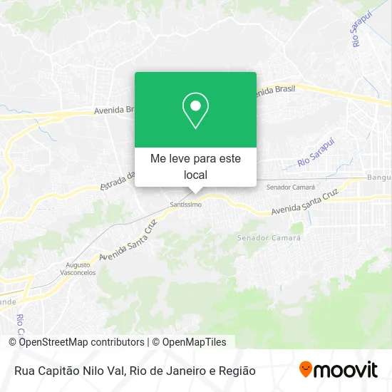 Rua Capitão Nilo Val mapa