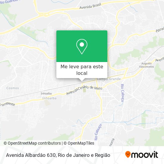 Avenida Albardâo 630 mapa