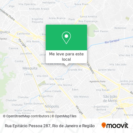 Rua Epitácio Pessoa 287 mapa