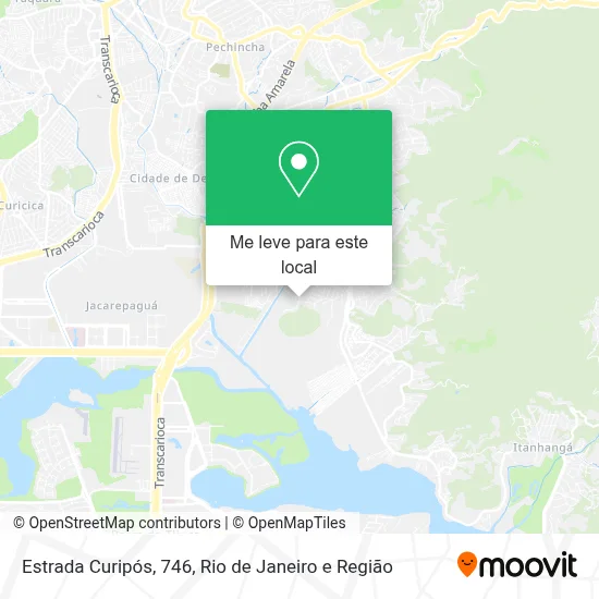 Estrada Curipós, 746 mapa
