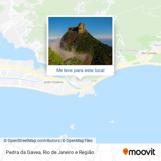 Pedra da Gavea mapa