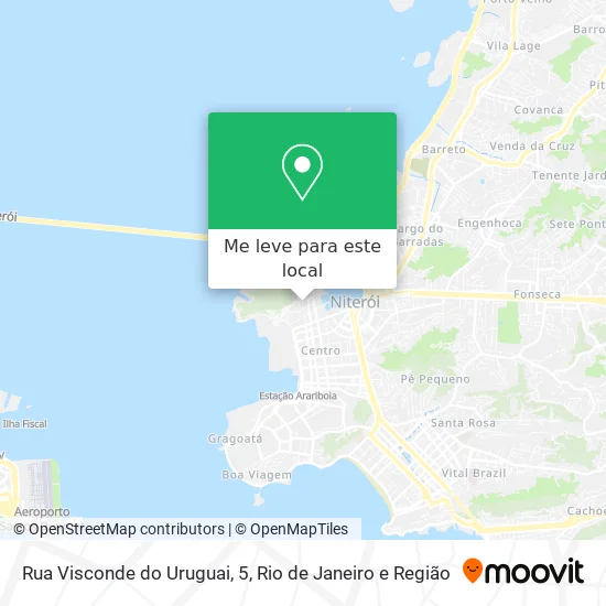 Rua Visconde do Uruguai, 5 mapa
